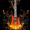 💖🎸flame guitar🎸💖